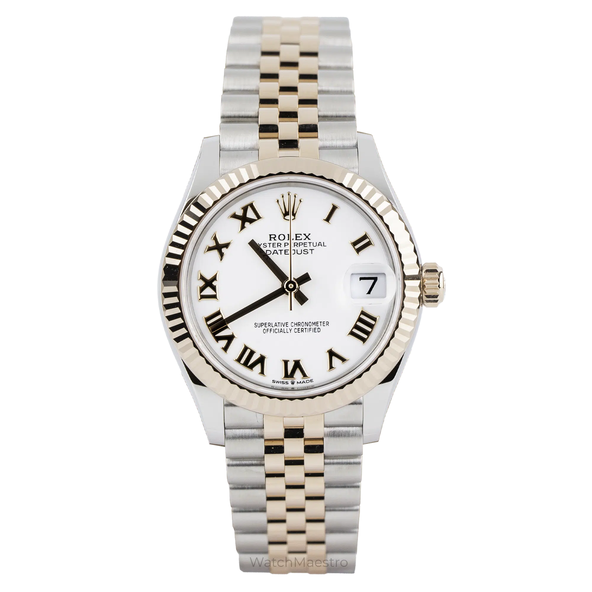 Rolex Datejust 31 White Roman Dial