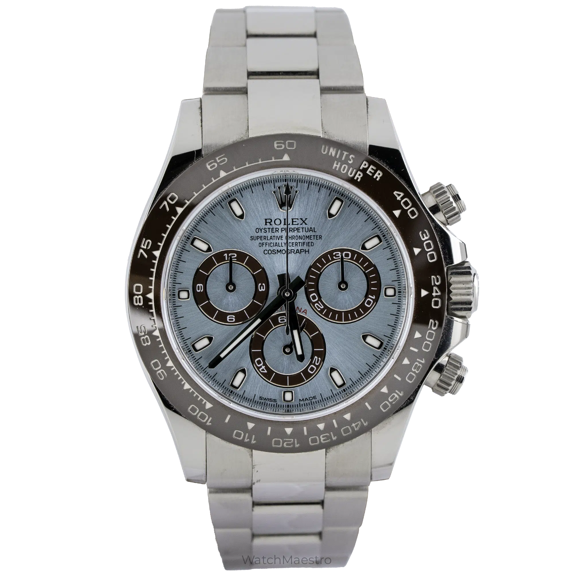 Rolex Daytona Platinum Ice-Blue Dial
